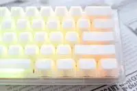 Ducky професионална геймърска механична клавиатура Professional Gaming Mechanical Keyboard One 3 Mini Aura White -  Cherry MX RGB Brown [Tactile]