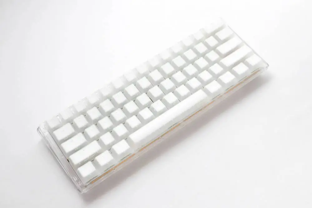 Ducky професионална геймърска механична клавиатура Professional Gaming Mechanical Keyboard One 3 Mini Aura White -  Cherry MX RGB Brown [Tactile]