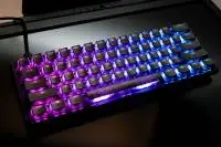 Ducky професионална геймърска механична клавиатура Professional Gaming Mechanical Keyboard One 3 Mini Aura Black - Cherry MX RGB Brown [Tactile]