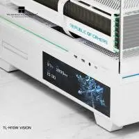 Кутия Thermalright TL-M10 White 9.16 inch LCD Display, USB-C, mATX Case
