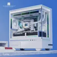 Кутия Thermalright TL-M10 White USB-C mATX Case