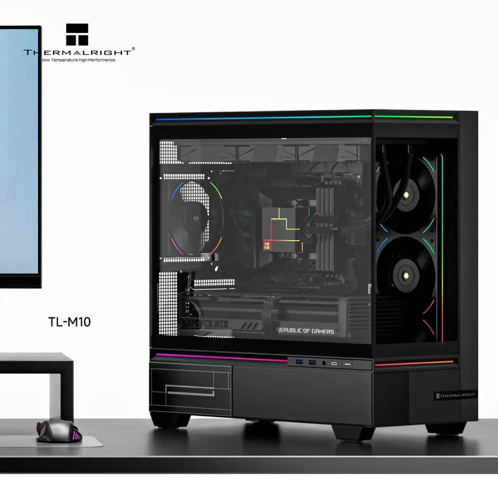 Кутия Thermalright TL-M10 Black USB-C mATX Case