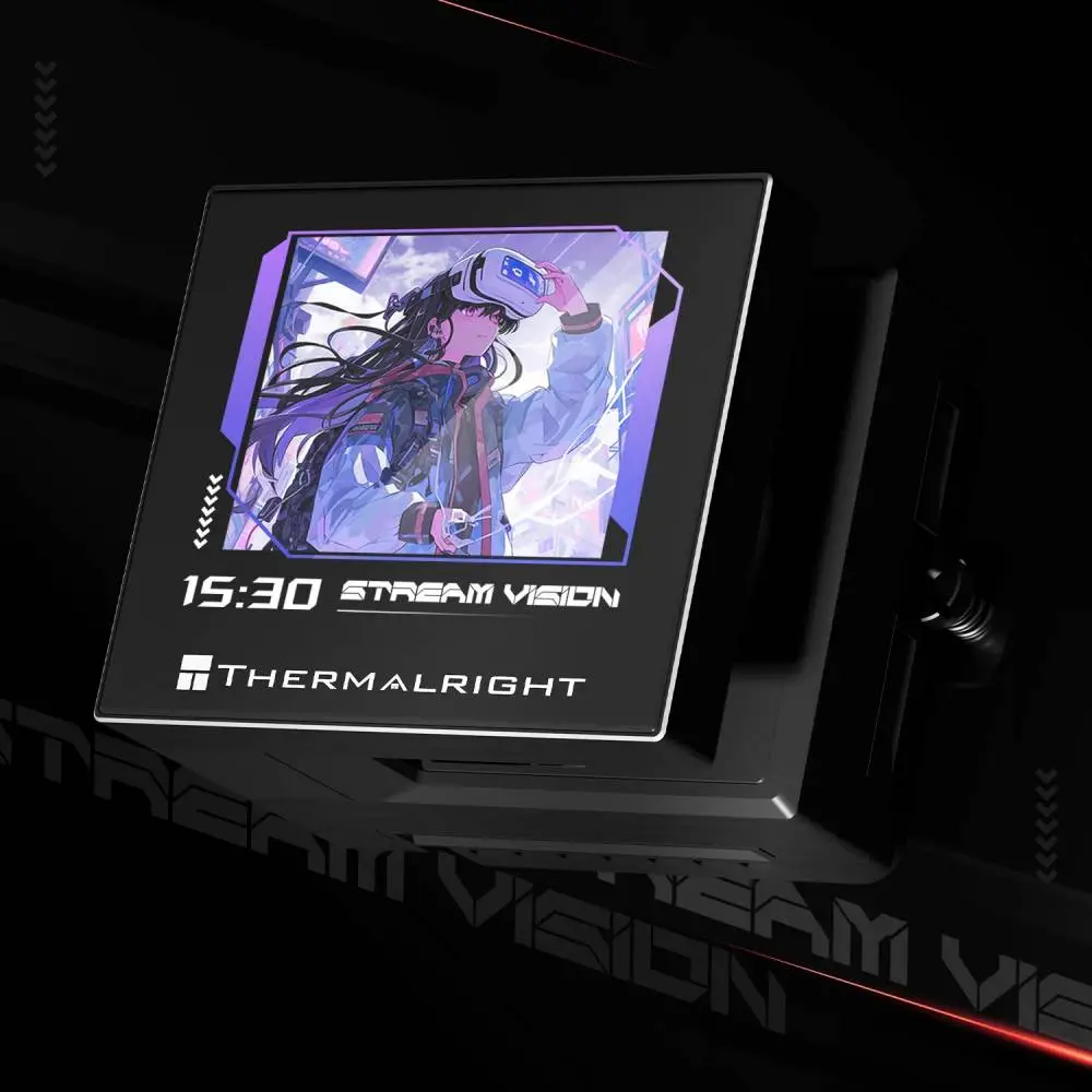 Водно охлаждане Thermalright Stream Vision 360 Black Water Cooling 3.5 inch Full Color LCD Display