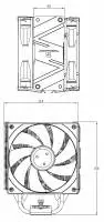 Охладител за процесор Thermalright Burst Assassin 120 EVO Dark CPU Cooler