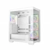 Кутия DeepCool CG580 4F WH V2 Case ATX, 4 x 120 mm ARGB Fans