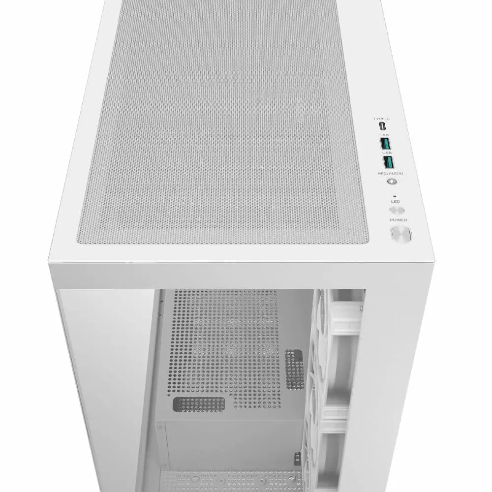 Кутия DeepCool CG580 4F WH V2 Case ATX, 4 x 120 mm ARGB Fans