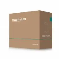 Кутия DeepCool CG580 4F WH V2 Case ATX, 4 x 120 mm ARGB Fans