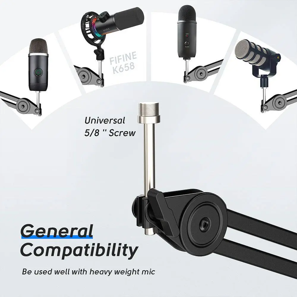 Стойка за микрофон FIFINE BM63 Super Steady Boom Arm