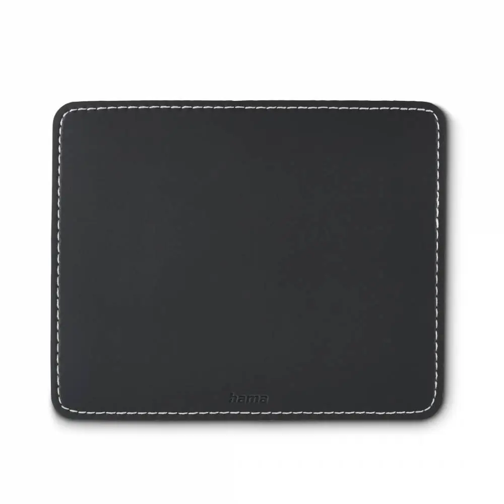 HAMA Пад за мишка "Leather look", Черен