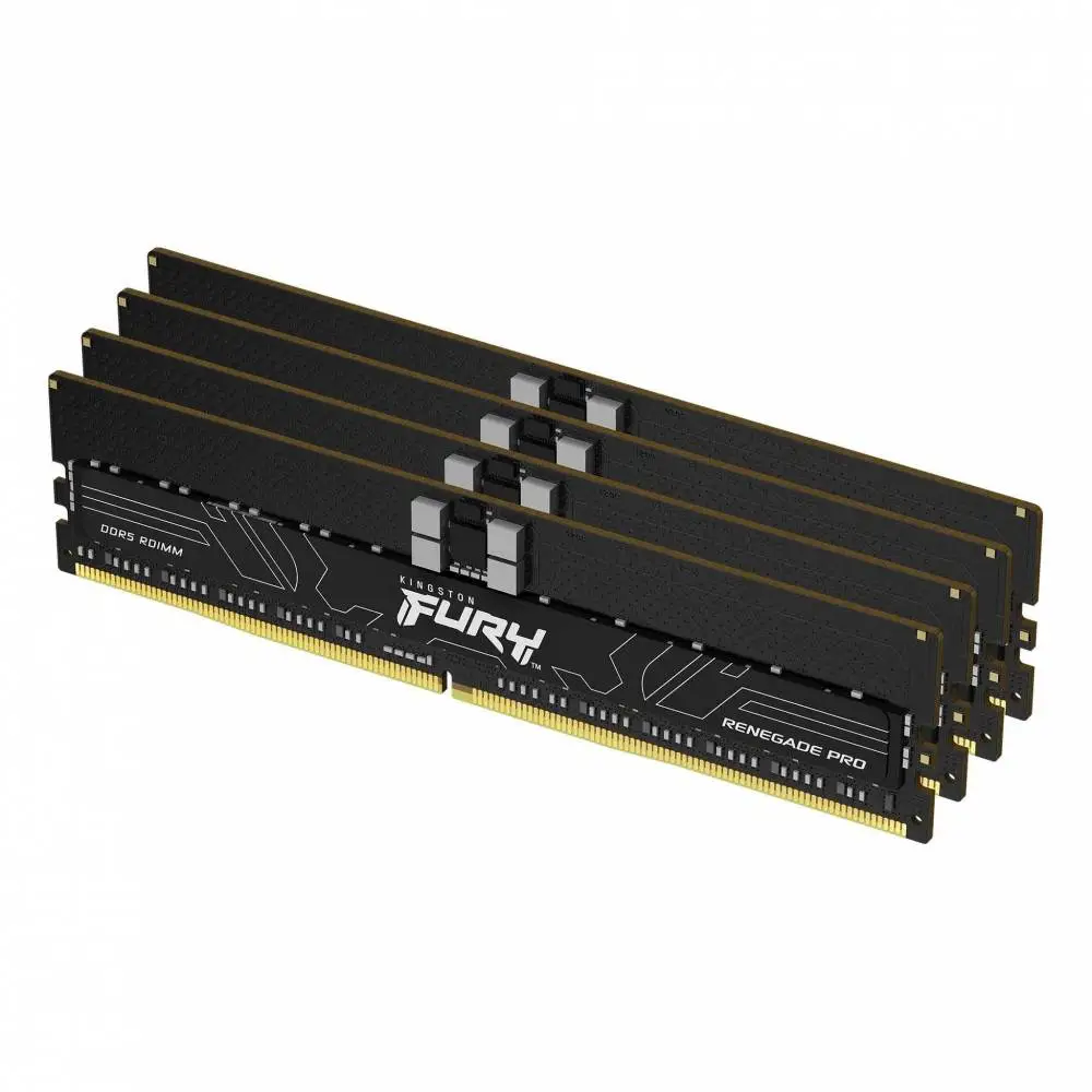 Памет Kingston FURY Renegade Pro 64GB (4x16GB) DDR5 5600MHz CL28 RDIMM - KF556R28RBEK4-64