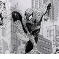 Фигурка FMarvel Spider-Man (Line Art) 1:10th Scale Collectible with Scene (Spider-Man #6) Gold Label