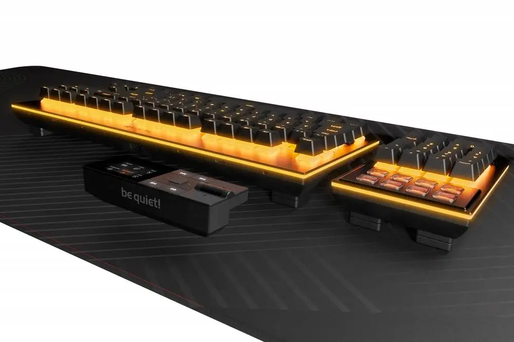 be quiet! професионална геймърска механична клавиатура Professional Gaming Mechanical Keyboard DARK MOUNT - be quiet! Silent Switches [Tactile]