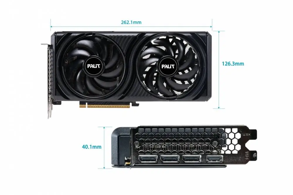Видео карта Palit GeForce RTX 5060 Infinity 2 OC 8GB - NE75060V19P1-GB2063L