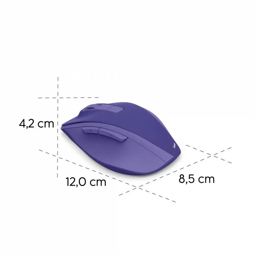 HAMA Безжична оптична мишка WM-500 Recharge, 6 бут.,800/1200/1600 dpi, безшумна, лилаво
