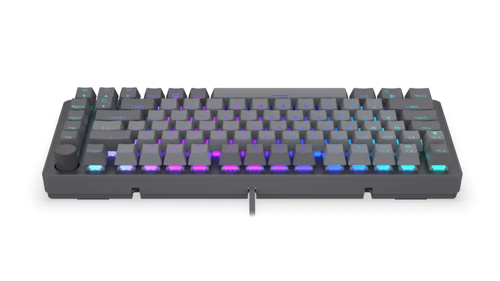 Endorfy механична клавиатура Thock V2 75%, PBT, Endorfy Red switch, US Layout