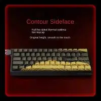Madlions професионална геймърска механична клавиатура Professional Gaming Mechanical Keyboard MAD 68 HE Flagship V2 - 8K, Magnetic Amber Pro Switches - White