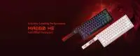 Madlions професионална геймърска механична клавиатура Professional Gaming Mechanical Keyboard MAD 60 HE Flagship V2 - 8K, Magnetic Amber Pro Switches - White