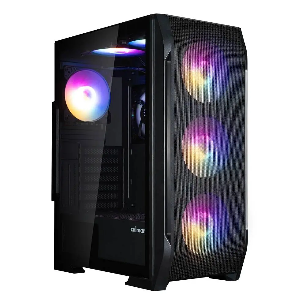 Кутия Zalman N7 PLUS Case ATX - 7 fans included, Tempered Glass