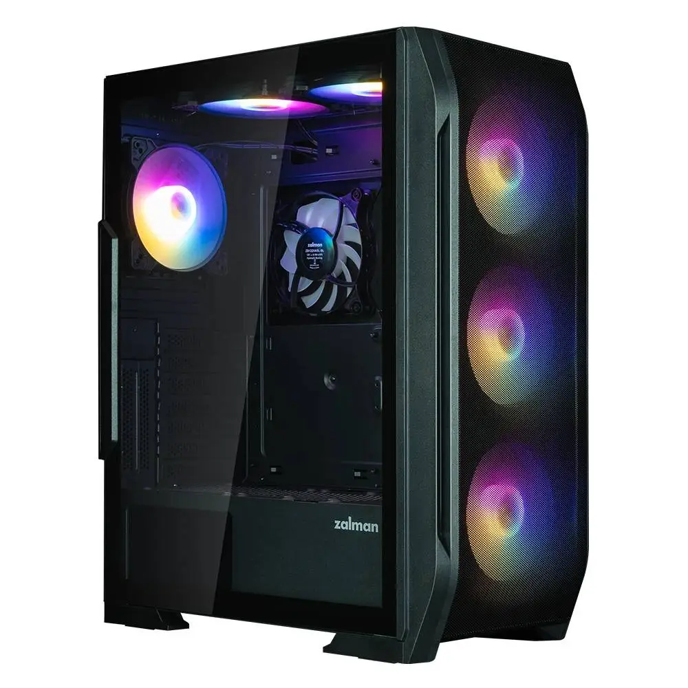 Кутия Zalman N7 PLUS Case ATX - 7 fans included, Tempered Glass