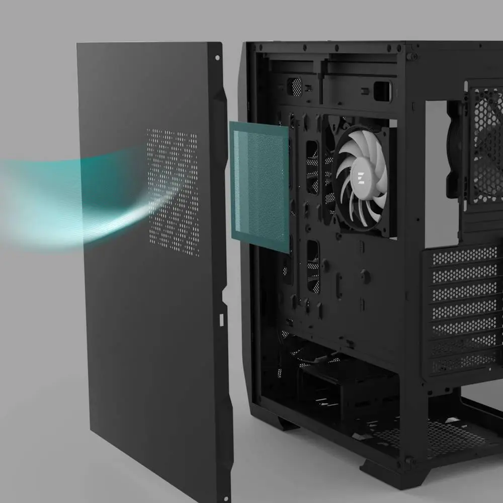 Кутия Zalman N7 PLUS Case ATX - 7 fans included, Tempered Glass