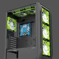 Кутия Zalman N7 PLUS Case ATX - 7 fans included, Tempered Glass
