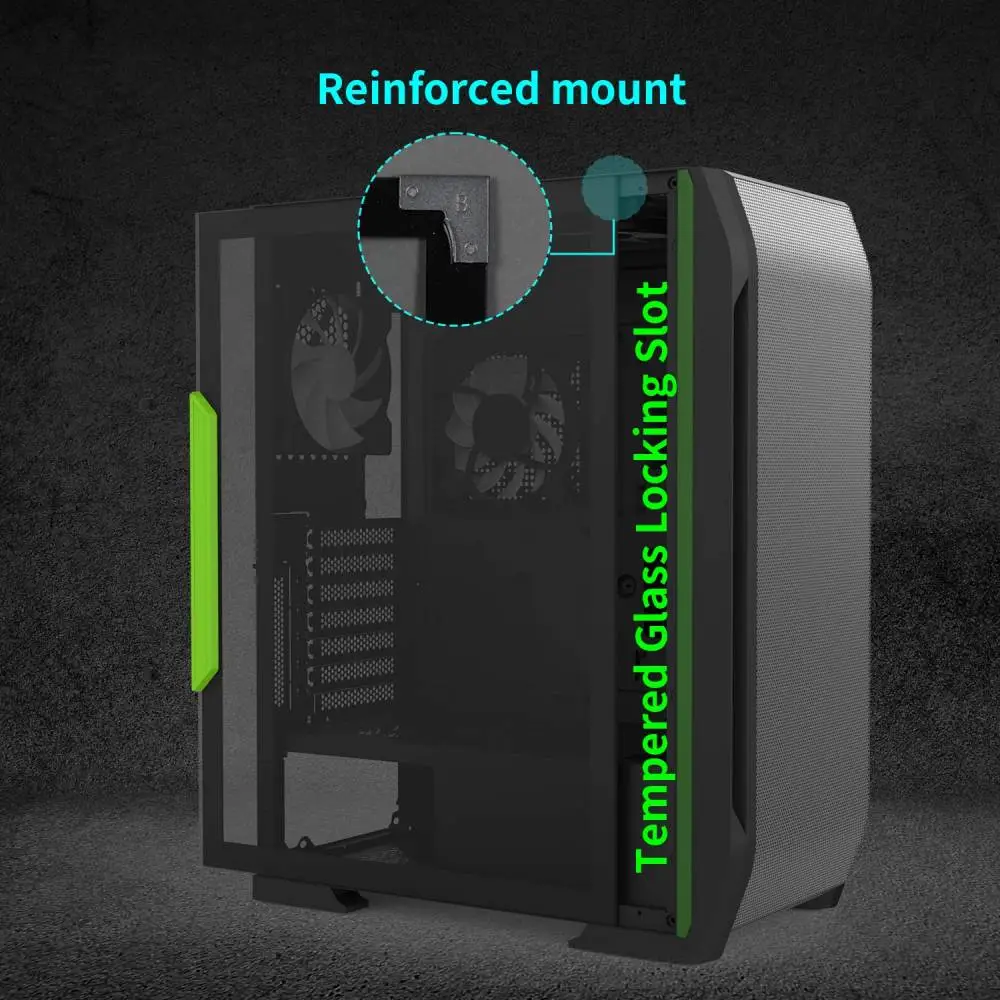 Кутия Zalman N7 PLUS Case ATX - 7 fans included, Tempered Glass