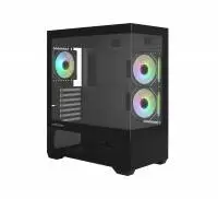 Кутия Zalman Chronix BLACK Case ATX 3 x 120 mm A-RGB, USB-C, Tempered Glass