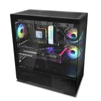 Кутия Zalman Chronix BLACK Case ATX 3 x 120 mm A-RGB, USB-C, Tempered Glass