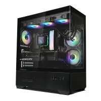 Кутия Zalman Chronix BLACK Case ATX 3 x 120 mm A-RGB, USB-C, Tempered Glass