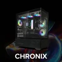 Кутия Zalman Chronix BLACK Case ATX 3 x 120 mm A-RGB, USB-C, Tempered Glass