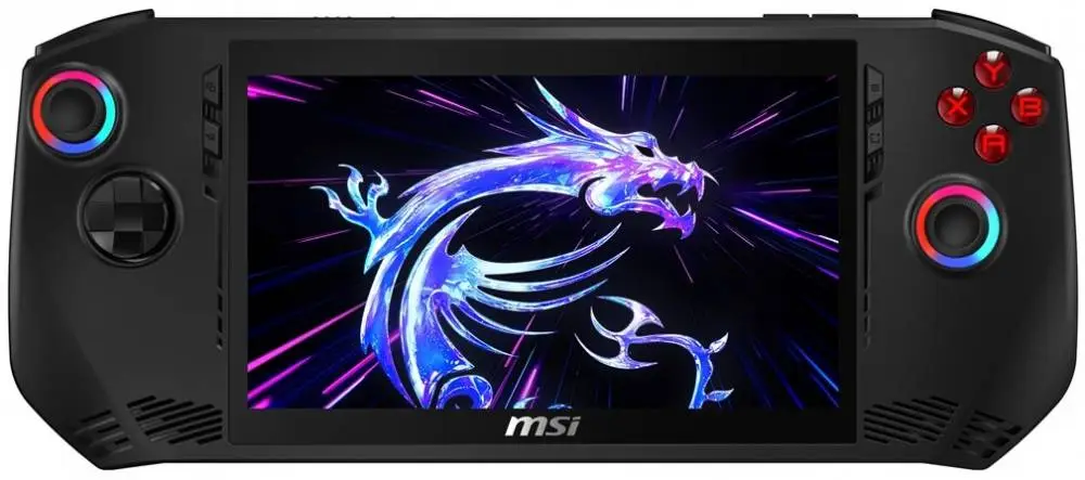 Портативна конзола MSI Claw 7 AI+ A2VM-031PL Portable Game Console 512GB Touchscreen Wi-Fi Black
