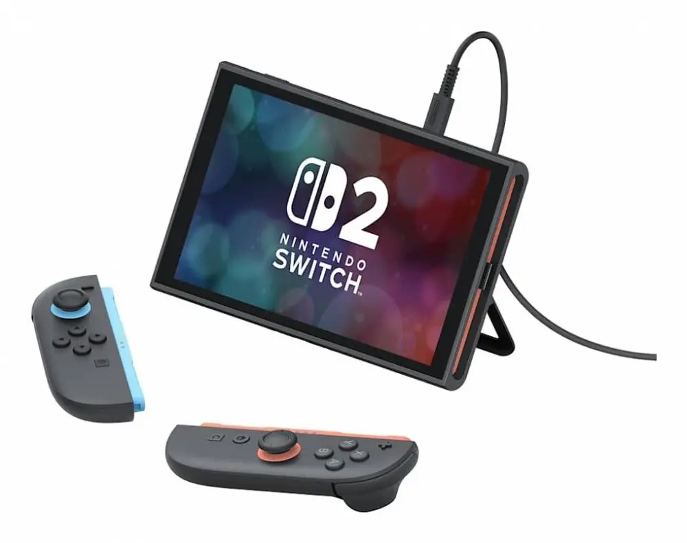 Портативна конзола Nintendo Switch 2 + Mario Kart World Portable Game Console, 7.9" Touchscreen, 256GB, Wi-Fi Black