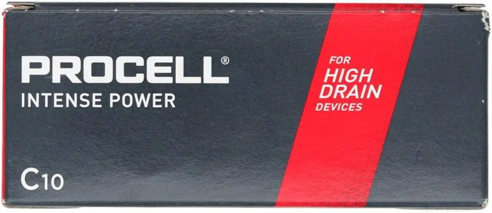 Батерия алкална индустриална LR14 C 1,5V  10pk опаковка INTENSE  PROCELL /цена за 10 батерии/