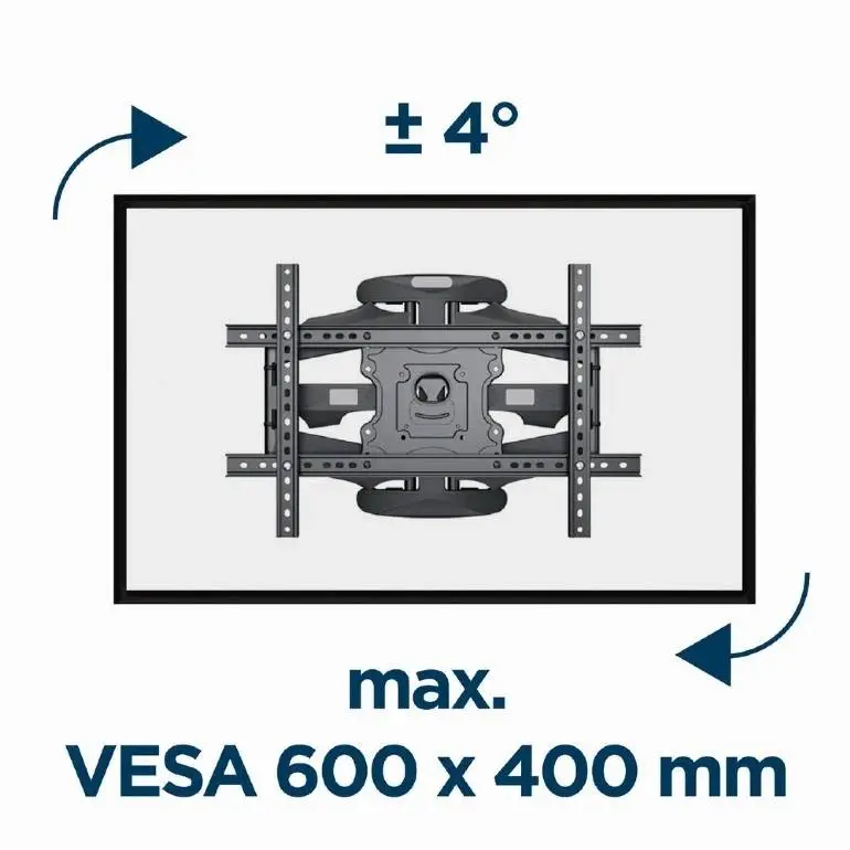 Gembird стенна стойка за телевизор TV Mount - WM-75ST-01 - 32"-75", 45.5 kg