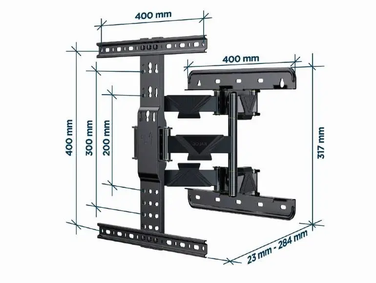 Gembird стенна стойка за телевизор TV Mount - WM-65ST-01 - 32"-65", 36.4 kg
