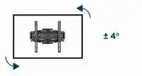Gembird стенна стойка за телевизор TV Mount - WM-58ST-01 - 32"-58", 36.4 kg