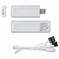 Вентилатори 3бр Lian Li UNI FAN SL-INF Wireless ARGB PWM Reverse - 120 mm Бели + Контролер