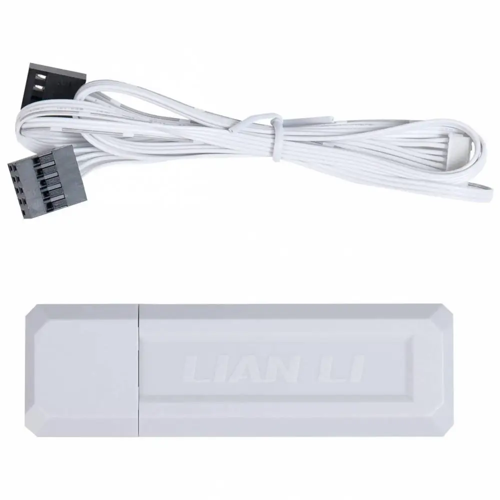 Вентилатори 3бр Lian Li UNI FAN CL Wireless ARGB PWM Reverse - 120 mm Бели + Контролер