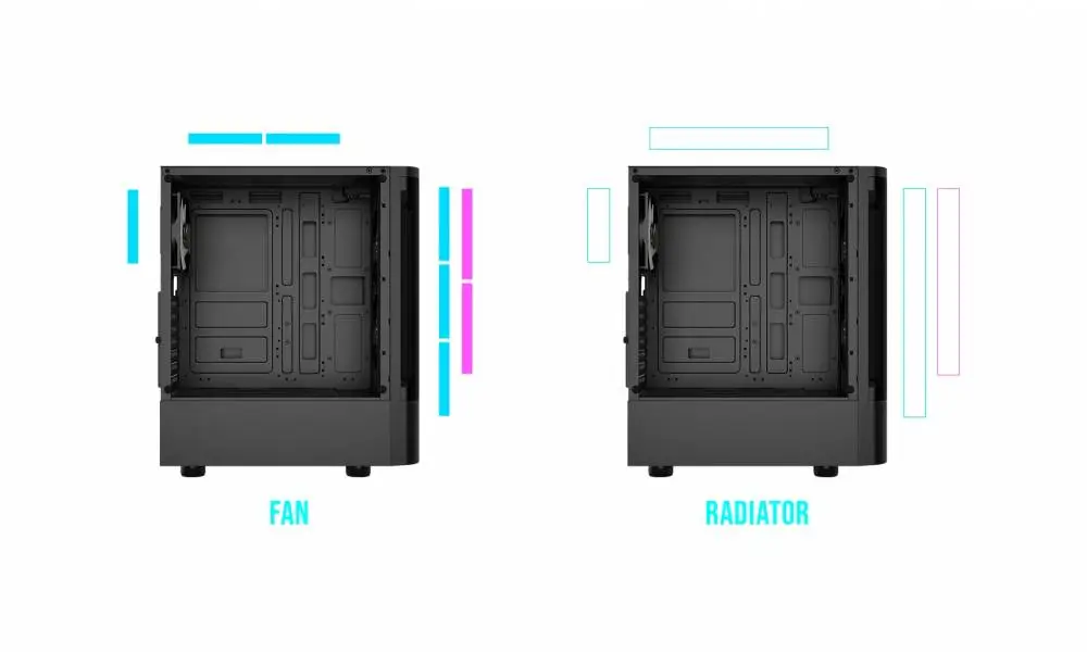 Gamdias кутия Case ATX - TALOS E3 CG - 3 x 120 mm A-RGB, Curved Glass