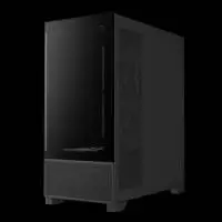Gamdias кутия Case mATX - AURA GC12 ARGB BK - 6 x 120 mm A-RGB, USB-C, Tempered Glass