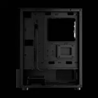 Gamdias кутия Case ATX - ATLAS E2 - 3 x 120 mm A-RGB, Digital Display, Curved Glass