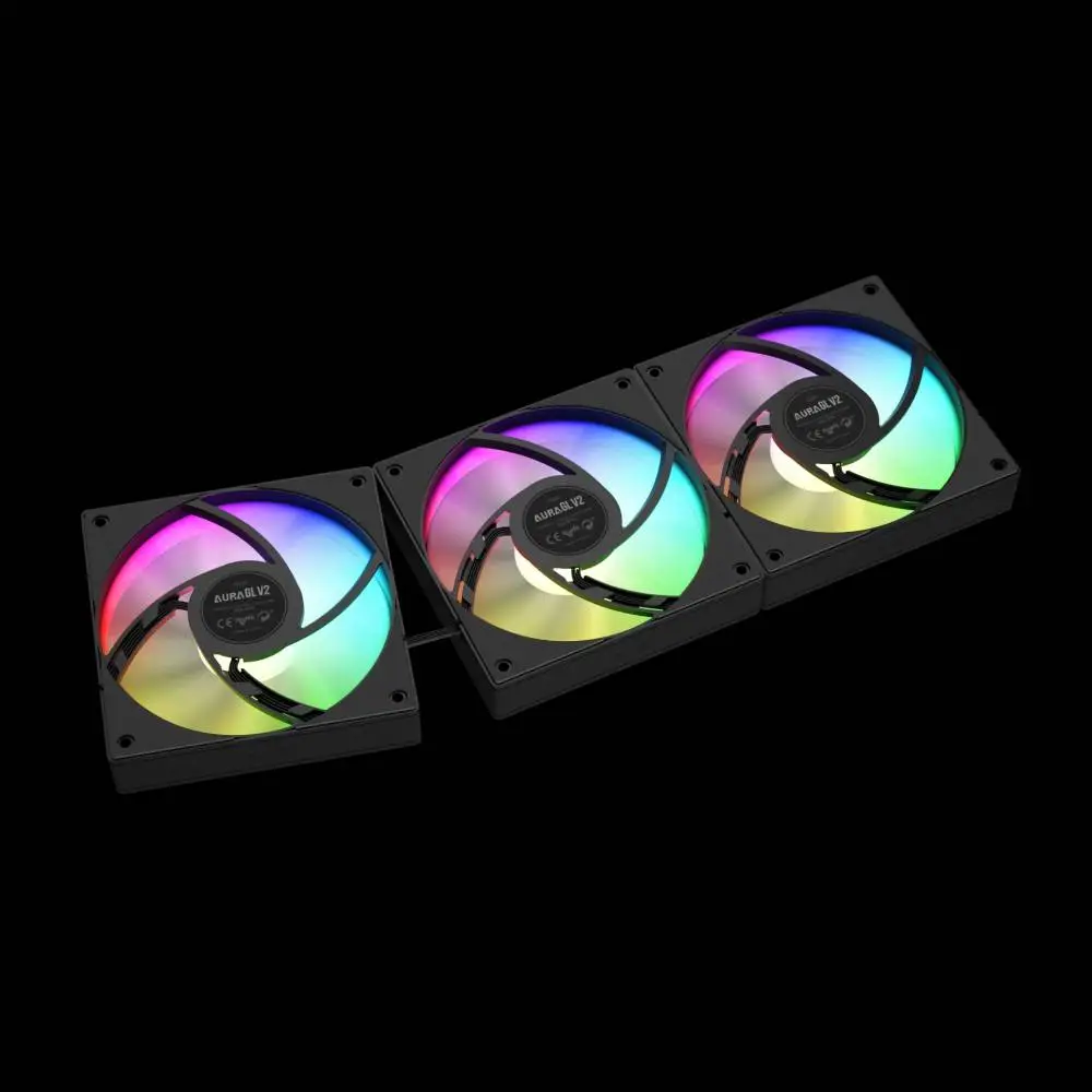 Gamdias водно охлаждане Water Cooling 360mm - AURA GL360 v2 - aRGB