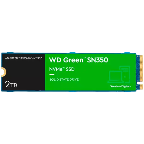 Диск SSD WD Green SN350 2TB M.2 2280 NVMe PCIe - WDS200T3G0C