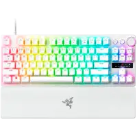 Геймърска клавиатура Razer Huntsman V3 Pro Tenkeyless, бял - (RZ03-04981700-R3M1)