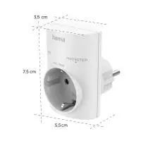 HAMA Контакт с вградена защита от пренапрежение