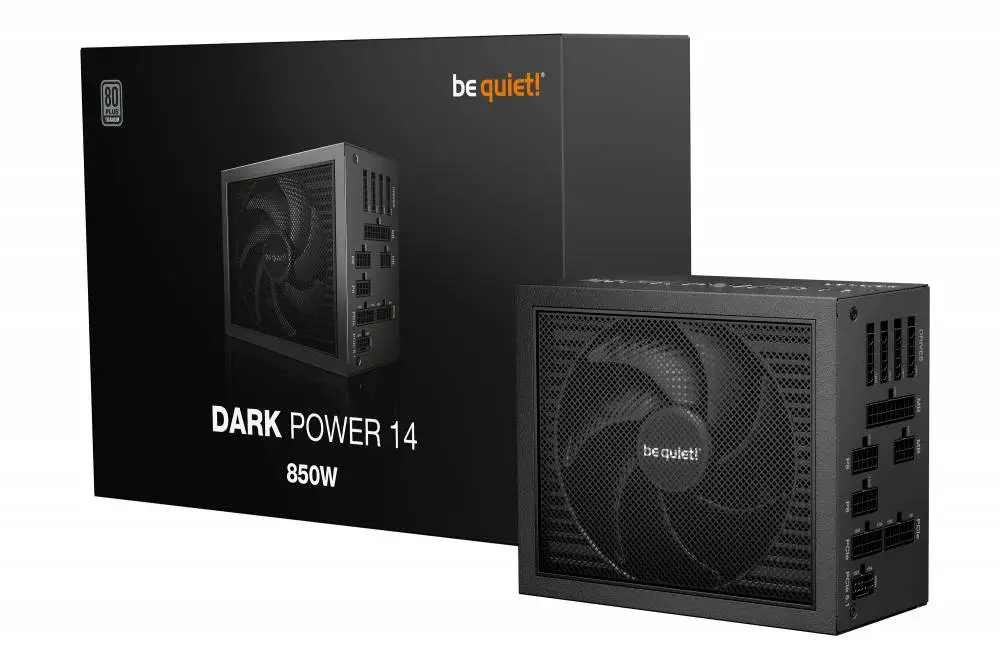 Захранване be quiet! Dark Power 14 850W, ATX 3.1, 80 Plus Titanium PSU - BP019EU 
