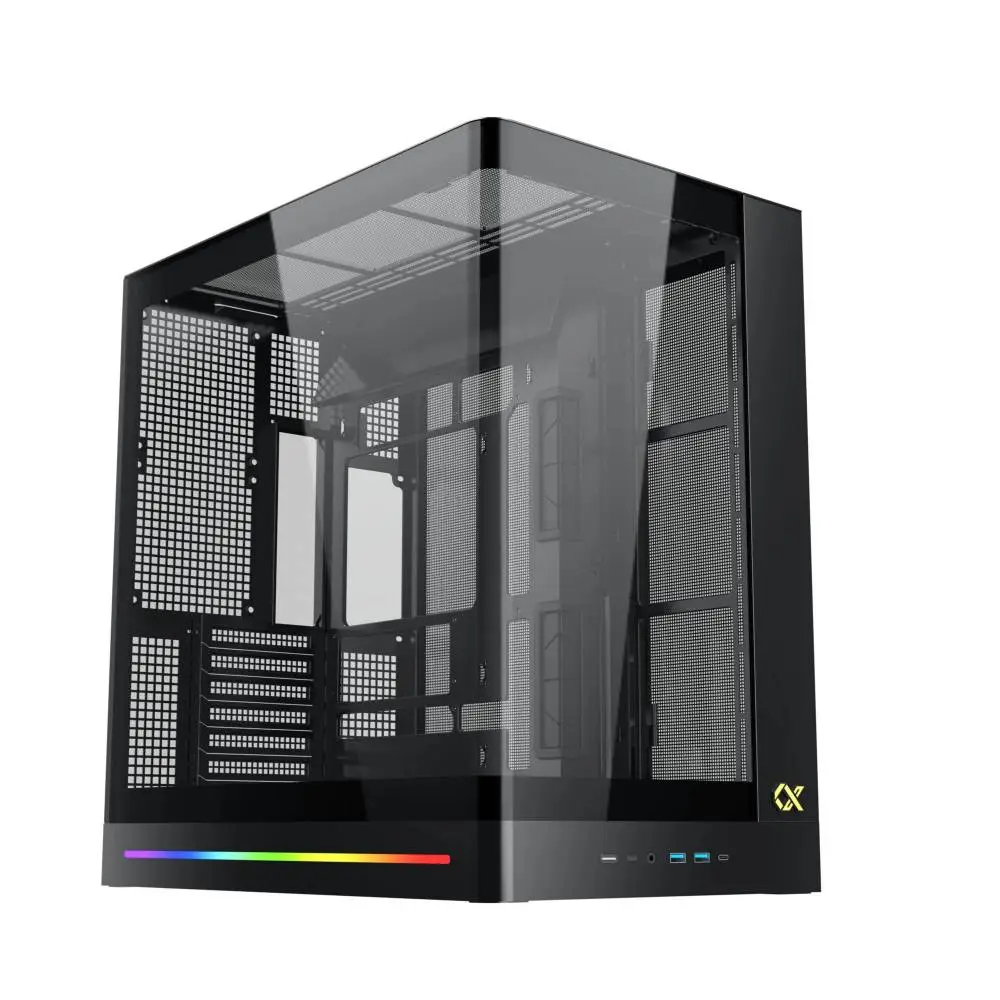Кутия Xigmatek PANO II AIR, 8 x ARGB Fans Case E-ATX