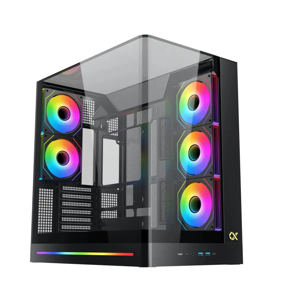 Кутия Xigmatek PANO II 8 ARGB Fans Case E-ATX
