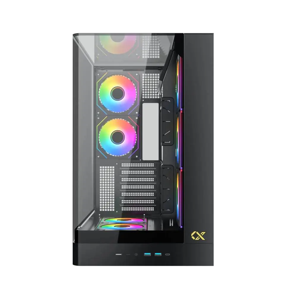 Кутия Xigmatek PANO II 8 ARGB Fans Case E-ATX