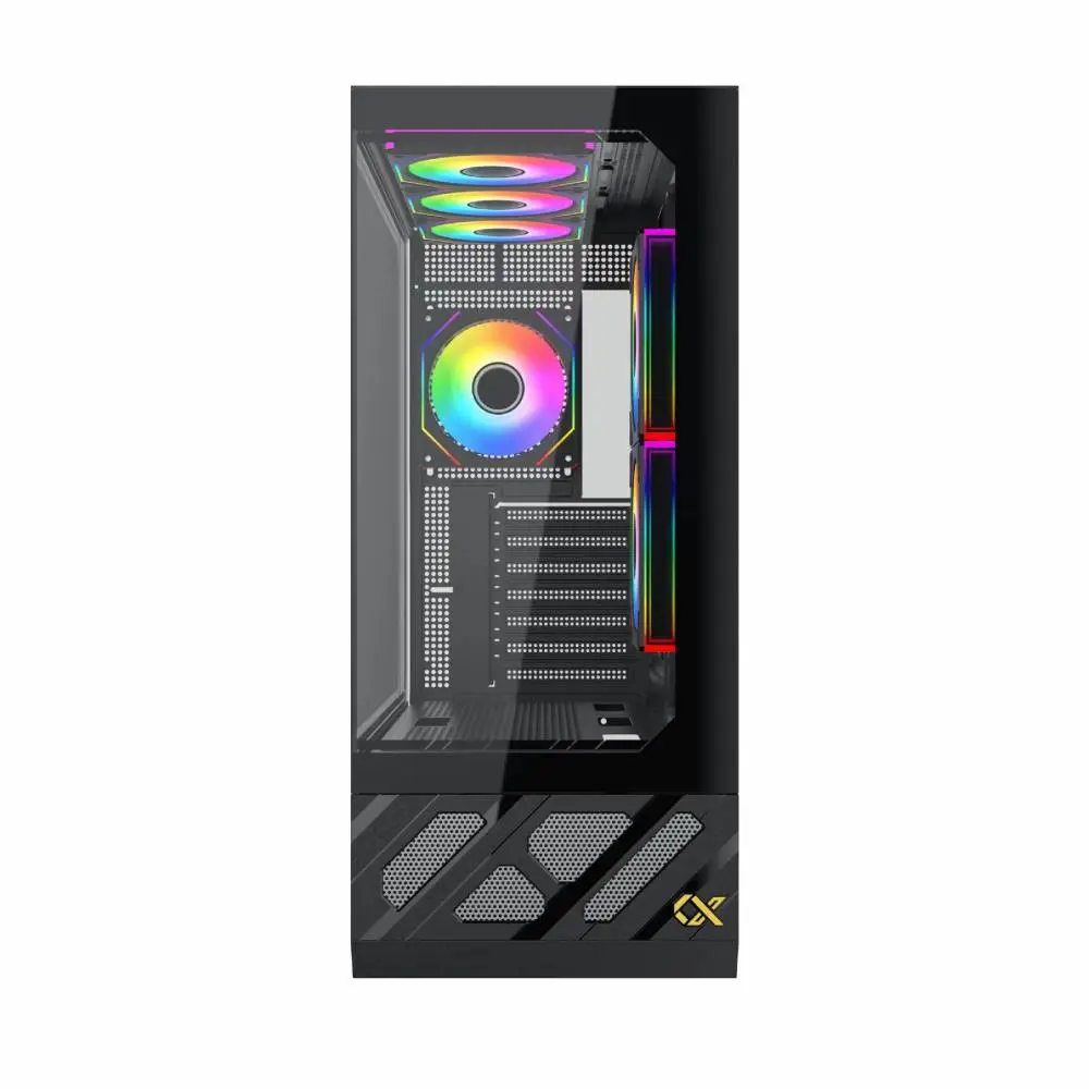 Кутия Xigmatek Alphard Pro, 6 inch LCD Display, 6 ARGB Fans Case E-ATX